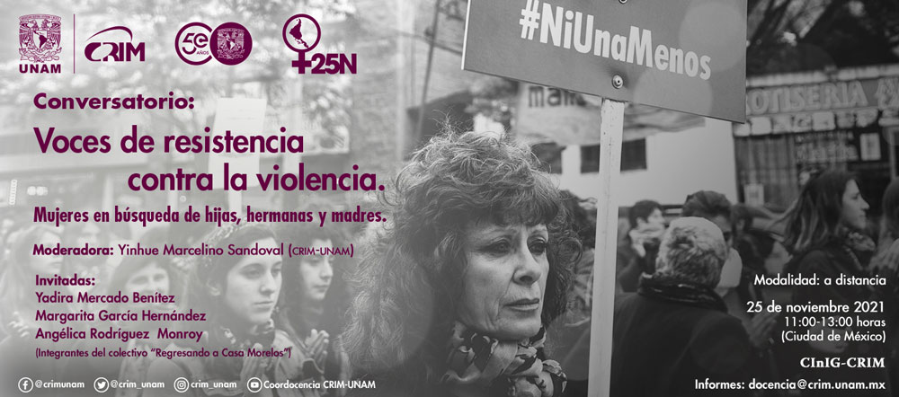 Conversatorio voces de resistencia contra la violencia